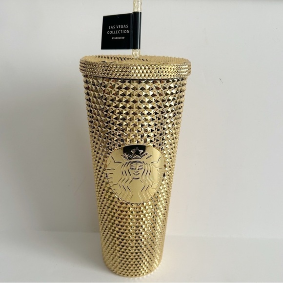 Starbucks Gold Studded Limited Edition Las Vegas Venti Tumbler - Picture 2 of 5